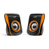 GENIUS repro SP-Q180 Orange, 2.0, 6W, USB napájení, 3,5" jack, černo-oranžové
