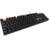WG - Herní mechanická klávesnice WG, podsvícená, drátová, černá