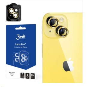 3mk Lens Protection Pro pro Apple iPhone 15, Yellow 3mk Lens Protection Pro pro Apple iPhone 15, Yellow