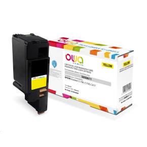 OWA Armor toner pro EPSON AL C1700, C1750, CX17, 1400 Stran, C13S050611, žlutá/yellow OWA Armor toner pro EPSON AL C1700, C1750, CX17, 1400 Stran, C13S050611, žlutá/yellow