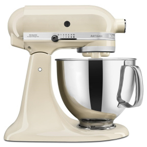 KitchenAid Artisan 5KSM125BAC Kuchyňský robot - 10 rychlostí, planetární systém, celokovová konstrukce, mandlová