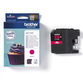 BROTHER INK LC-123M magenta cca 600 BROTHER INK LC-123M magenta cca 600