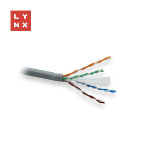 LYNX UTP kabel, Cat6, LSOH, celoměděný, vnitřní, šedý, box 305m LYNX UTP kabel, Cat6, LSOH, celoměděný, vnitřní, šedý, box 305m