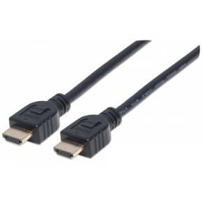 MANHATTAN kabel In-wall CL3 High Speed HDMI s Ethernetem, HEC, ARC, 3D, 4K, stíněný, 5m, Black MANHATTAN kabel In-wall CL3 High Speed HDMI s Ethernetem, HEC, ARC, 3D, 4K, stíněný, 5m, Black
