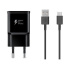 Samsung 15W Cestovní nabíječka + USB-C Datový Kabel Black (OOB Bulk)