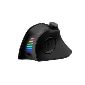 EVOLVEO Vertikální myš TwinVerti, Ergonomická myš, 2.4GHz, Bluetooth, černá EVOLVEO Vertikální myš TwinVerti, Ergonomická myš, 2.4GHz, Bluetooth, černá