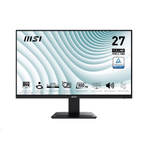 MSI LCD PRO MP273A, 27" 1920x1080, IPS, 100Hz, 1ms, VESA 75x75mm, N/A, Black