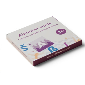 Primo Toys - tématické karty pro transparentní mapu - abeceda Primo Toys - tématické karty pro transparentní mapu - abeceda