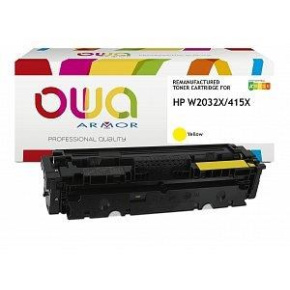 OWA Armor toner pro HP CLJ Pro MFP M450 yellow, level man., 6.000 str., komp.s W2032X OWA Armor toner pro HP CLJ Pro MFP M450 yellow, level man., 6.000 str., komp.s W2032X