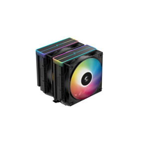 DEEPCOOL CPU Chladič AG620 BK ARGB V2, 2x120mm, LGA1851, AM5, černá
