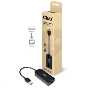 Club3D Adaptér USB 3.2 Gen 1 Typ A na RJ45 2.5Gb, 24cm Club3D Adaptér USB 3.2 Gen 1 Typ A na RJ45 2.5Gb, 24cm