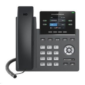 Grandstream GRP2612 [VoIP telefon - 2x SIP účet, HD audio, 16 prog.tl.+4 předvoleb, 2xLAN 100Mbps]