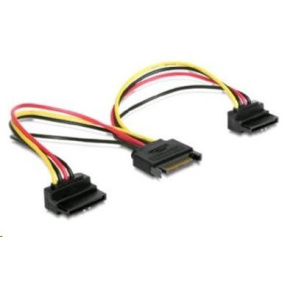 GEMBIRD Kabel SATA napájecí rozdvojka 2x SATA 90°, 15cm GEMBIRD Kabel SATA napájecí rozdvojka 2x SATA 90°, 15cm