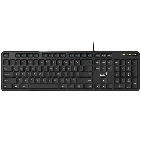 GENIUS klávesnice Slimstar M200 Copilot / Drátová/ USB/ černá/ CZ+SK layout