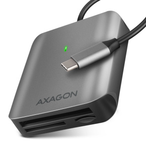 AXAGON CRE-S3C, USB-C 3.2 Gen 1 - SUPERSPEED čtečka karet, 3-slot & lun SD/microSD/CF, podpora UHS-II AXAGON CRE-S3C, USB-C 3.2 Gen 1 - SUPERSPEED čtečka karet, 3-slot & lun SD/microSD/CF, podpora UHS-II
