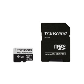 TRANSCEND MicroSDXC karta 64GB 340S, UHS-I U3 A2 Ultra Performace 160/80 MB/s TRANSCEND MicroSDXC karta 64GB 340S, UHS-I U3 A2 Ultra Performace 160/80 MB/s