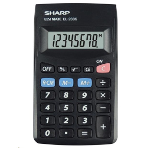 SHARP kalkulačka - EL-233SBBK - blister SHARP kalkulačka - EL-233SBBK - blister
