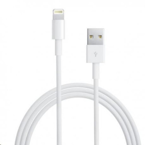 APPLE USB kabel s lightning konetorem - bílý (bulk balení) 2m APPLE USB kabel s lightning konetorem - bílý (bulk balení) 2m