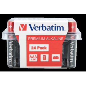 VERBATIM Alkalická Baterie AAA 24 Pack / LR03 VERBATIM Alkalická Baterie AAA 24 Pack / LR03