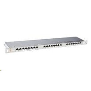 Solarix Patch panel 24xRJ45 CAT6 STP s vyvazovací lištou 0,5U SX24HD-6-STP-SL Solarix Patch panel 24xRJ45 CAT6 STP s vyvazovací lištou 0,5U SX24HD-6-STP-SL