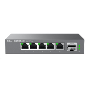 Grandstream GWN7700M Unmanaged Network Switch 5 2,5Gb portů / 1 SFP+ Grandstream GWN7700M Unmanaged Network Switch 5 2,5Gb portů / 1 SFP+
