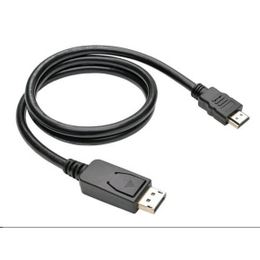 C-TECH kabel DisplayPort/HDMI, 1m, černý C-TECH kabel DisplayPort/HDMI, 1m, černý