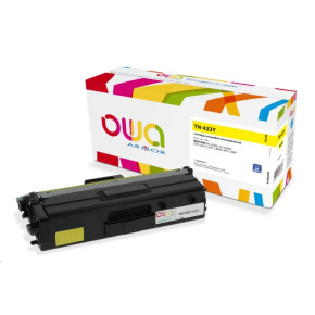 OWA Armor toner pro BROTHER HL-L 8260, 4.000 str., kom. s TN423Y žlutá/yellow OWA Armor toner pro BROTHER HL-L 8260, 4.000 str., kom. s TN423Y žlutá/yellow