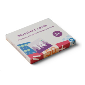 Primo Toys - tématické karty pro transparentní mapu - čísla Primo Toys - tématické karty pro transparentní mapu - čísla