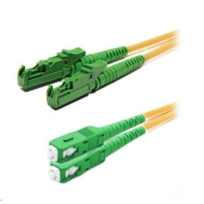 Duplexní patch kabel SM 9/125, OS2, E2000(APC)-SC(APC), LS0H, 1m