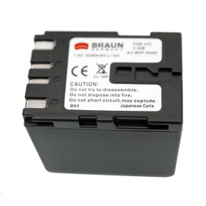 Braun akumulátor JVC BN-V428, 3240mAh Braun akumulátor JVC BN-V428, 3240mAh