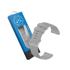 RhinoTech univerzální silikonový řemínek Quick Release 18mm, šedá RhinoTech univerzální silikonový řemínek Quick Release 18mm, šedá
