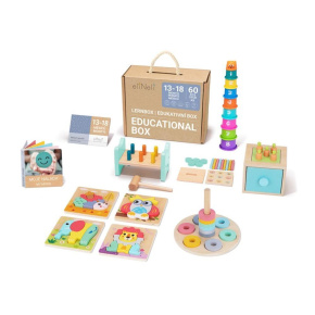 Sada naučných hraček pro děti od 1 roku (13–?18 měsíců) - edukativní box Sada naučných hraček pro děti od 1 roku (13–?18 měsíců) - edukativní box