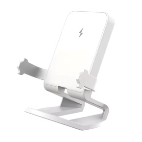 1stCOOL bezdrátová přenosná QI nabíječka 15W, panáček, USB-C, bílá 1stCOOL bezdrátová přenosná QI nabíječka 15W, panáček, USB-C, bílá