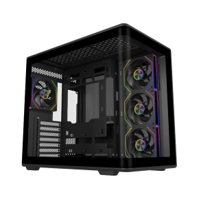Cooler Master case Elite 600, ATX, Průhledná bočnice, 4x 120mm Fan, Černá Cooler Master case Elite 600, ATX, Průhledná bočnice, 4x 120mm Fan, Černá