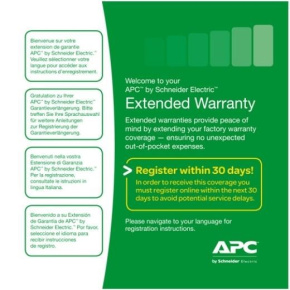 APC Easy (1) Year Extended Warranty for (New product purchases) Easy UPS SRV 10 kVA - obálka APC Easy (1) Year Extended Warranty for (New product purchases) Easy UPS SRV 10 kVA - obálka