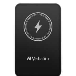 VERBATIM Powerbanka Charge 'n' Go, Magnetická, 5000 mAh, USB-C, Černá VERBATIM Powerbanka Charge 'n' Go, Magnetická, 5000 mAh, USB-C, Černá
