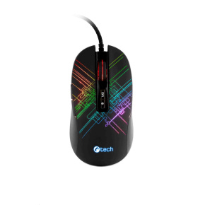 C-TECH herní myš Dusk, casual gaming, 3200 DPI, RGB podsvícení, USB C-TECH herní myš Dusk, casual gaming, 3200 DPI, RGB podsvícení, USB