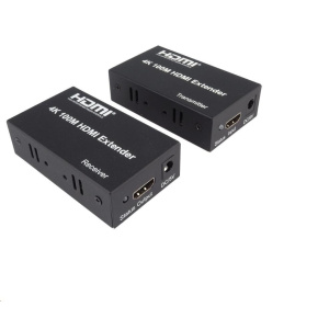 PremiumCord 4K HDMI extender na 100m přes jeden kabel Cat5e/Cat6 PremiumCord 4K HDMI extender na 100m přes jeden kabel Cat5e/Cat6
