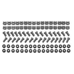 APC EasyRack M6 Hardware Kit, 32sets of M6 cage nuts, nylon washers,slot/phillips screws APC EasyRack M6 Hardware Kit, 32sets of M6 cage nuts, nylon washers,slot/phillips screws