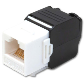 Keystone Cat5E, UTP, samozařezávací se zaklapnutím, bílý Keystone Cat5E, UTP, samozařezávací se zaklapnutím, bílý