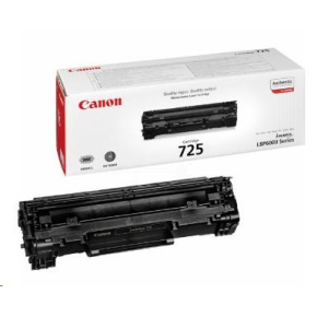 Canon TONER CRG-725 černý pro i-Sensys LBP a i-Sensys MF 3010 a 6000 (1 600 str.) Canon TONER CRG-725 černý pro i-Sensys LBP a i-Sensys MF 3010 a 6000 (1 600 str.)