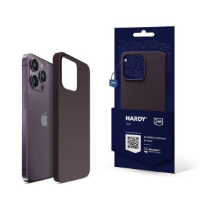 3mk ochranný kryt HARDY Silicone MagCase pro Apple iPhone 14 Pro, Deep Purple