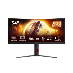 AOC MT 34" CU34G4 - 3440x1440,VA,180Hz,2xHDMI,DP,Pivot,Zakřivený AOC MT 34" CU34G4 - 3440x1440,VA,180Hz,2xHDMI,DP,Pivot,Zakřivený
