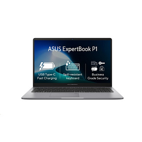 ASUS NTB ExpertBook P1 (P1503CVA-S72963X), Core 5 210H, 15.6" 1920 x 1080, 16GB, 512GB SSD, Intel, W11 Pro, Gray ASUS NTB ExpertBook P1 (P1503CVA-S72963X), Core 5 210H, 15.6" 1920 x 1080, 16GB, 512GB SSD, Intel, W11 Pro, Gray