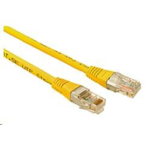 Solarix Patch kabel CAT5E UTP PVC 0,5m žlutý non-snag-proof C5E-155YE-0,5MB Solarix Patch kabel CAT5E UTP PVC 0,5m žlutý non-snag-proof C5E-155YE-0,5MB