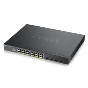 Zyxel XGS1935-28HP, 28 Port Lite-L3 Smart Managed PoE Switch, 24x Gigabit PoE and 4x 10G SFP+, hybrid mode Zyxel XGS1935-28HP, 28 Port Lite-L3 Smart Managed PoE Switch, 24x Gigabit PoE and 4x 10G SFP+, hybrid mode