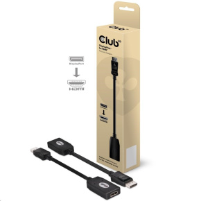 Club3D Adaptér pasivní DisplayPort 1.1 na HDMI 1.3 (M/F), 24cm Club3D Adaptér pasivní DisplayPort 1.1 na HDMI 1.3 (M/F), 24cm