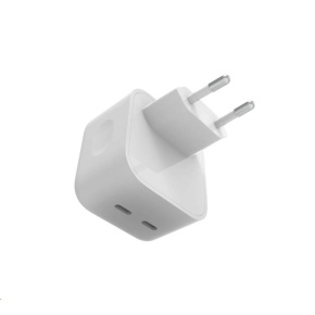 WG - Síťová nabíječka GaN 2x USB-C 35W, bílá WG - Síťová nabíječka GaN 2x USB-C 35W, bílá