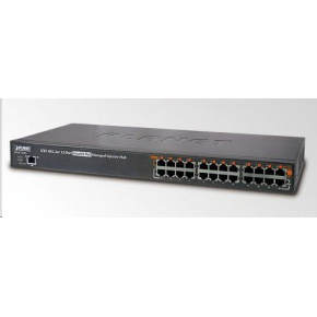 Planet HPOE-1200G, PoE Injektor 12x 1000Base-T, PoE 340W (max.30W/port) Planet HPOE-1200G, PoE Injektor 12x 1000Base-T, PoE 340W (max.30W/port)