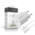 RhinoTech 25W PD nabíjecí adaptér s kabelem USB-C na Lightning 27W 1M bílá